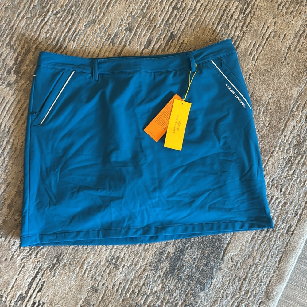 NWT: Louis Castel Blue Skort - Size 12